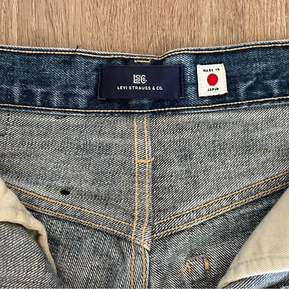 Women's LEVI'S BLUE TAB Barrel Patch & Repair Jeans Sz 25 $295 ~ Made in Japan - Picture 8 of 8